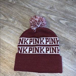 Victoria’s Secret PINK, maroon beanie